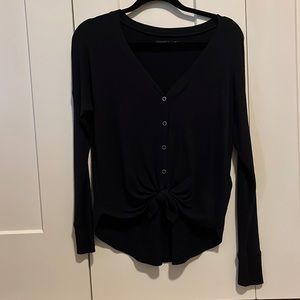 Button up Navy sweater